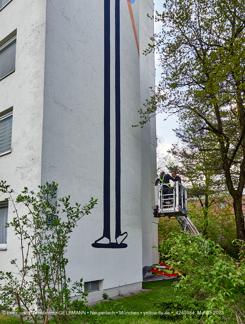 05.05.2023 - Graffiti am Karl-Marx-Ring 75 in Neuperlach